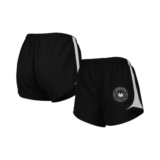 Women's Black Charlotte FC Basic Sport Mesh Shorts