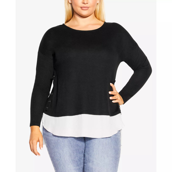 Plus Size Dakota Duet Scoop Neck Top