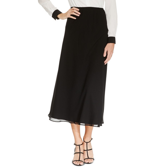 Midi A-Line Skirt