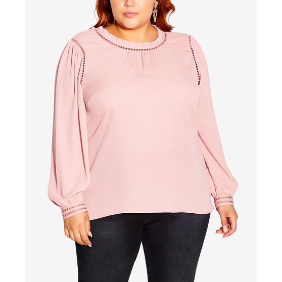 Trendy Plus Size Kiss Me Quick High Low Shirt