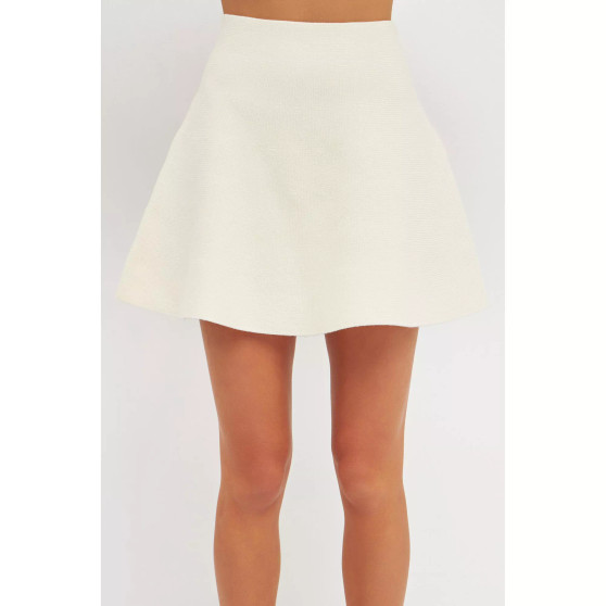 Women's High-Waisted A-Line Mini Skirt