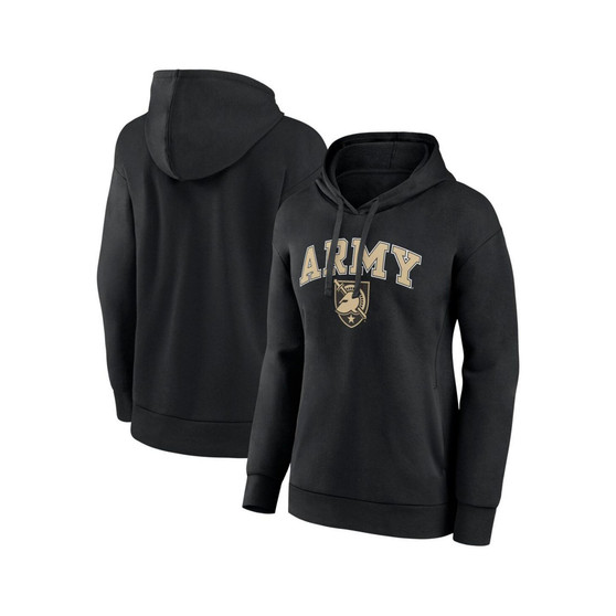 Women's Branded Black Army Black Knights Evergreen Campus Pullover Hoodie