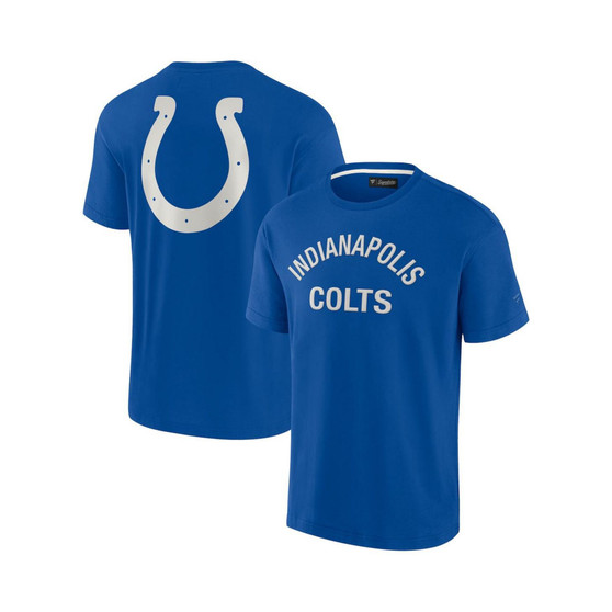 Men's and Women's Royal Indianapolis Colts Super Soft Short Sleeve T-shirt
