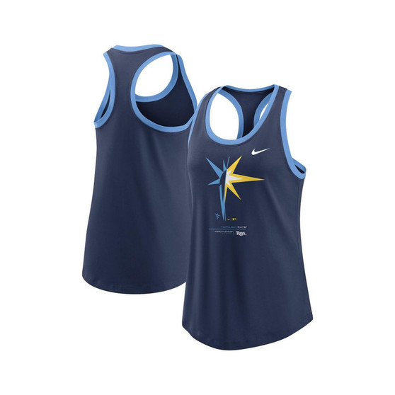 Women's Navy Tampa Bay Rays Tech Tank Top