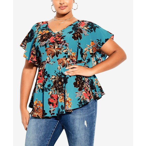 Trendy Plus Size Adrianna Top