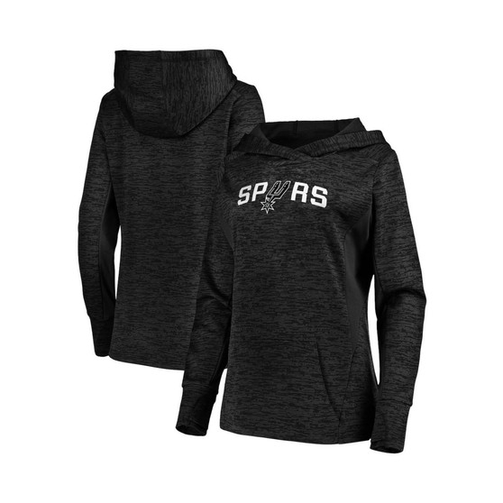 Women's Branded Black San Antonio Spurs Showtime Done Better Pullover Hoodie