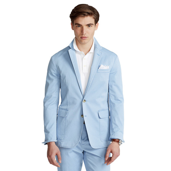 Men's Polo Unconstructed Chino Suit Jacket