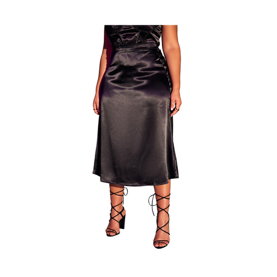 Womens Midi Shift Skirt