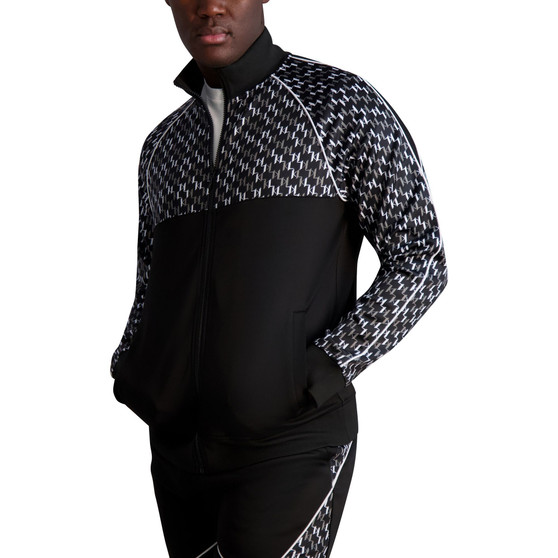 Men's Scuba Track Jacket with Karl Monogram Print