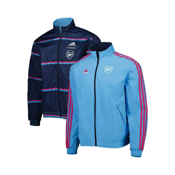 Men's Navy Arsenal Team Logo Anthem Full-Zip Jacket