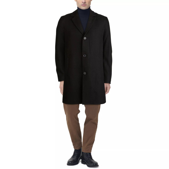 Men's Melton Classic-Fit Topcoat