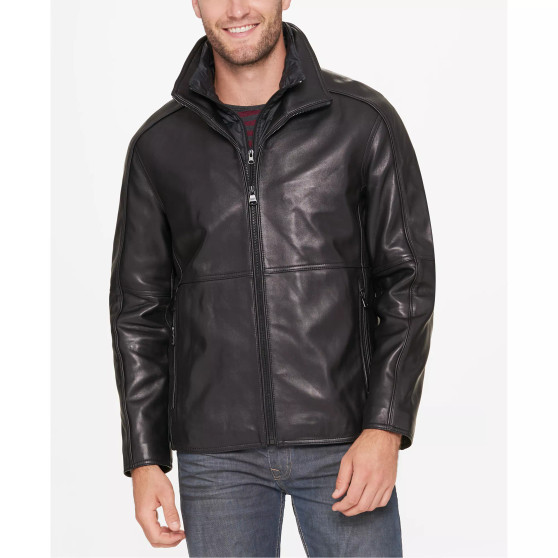 Men's Hartz Smooth Lamb Stand Collar Jacket