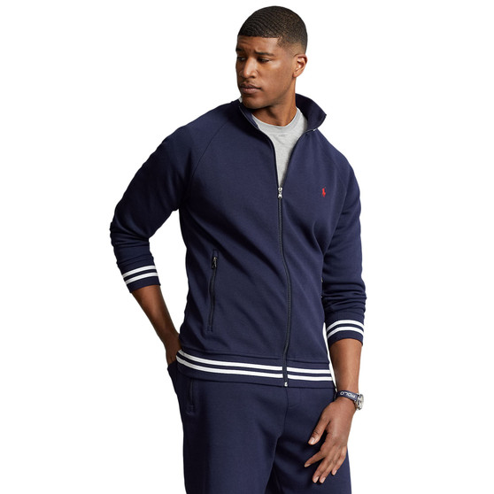 Men's Big & Tall Double-Knit Track Jacket