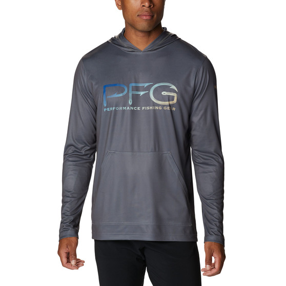 Men's Terminal Tackle PFG™ Hooks Moisture-Wicking UPF 50 Logo-Print Hoodie