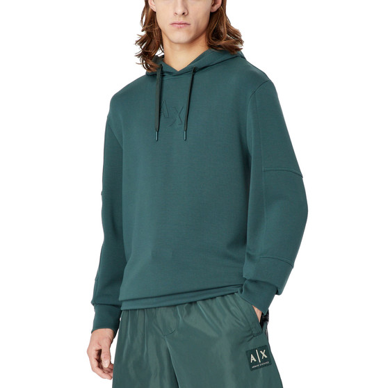 Men's Long-Sleeve Pullover Embossed Logo Hoodie