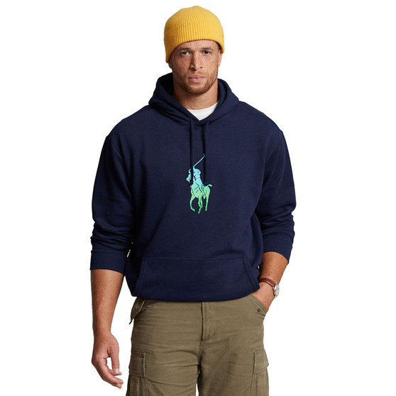 Men's Big & Tall Ombré Big Pony Fleece Hoodie