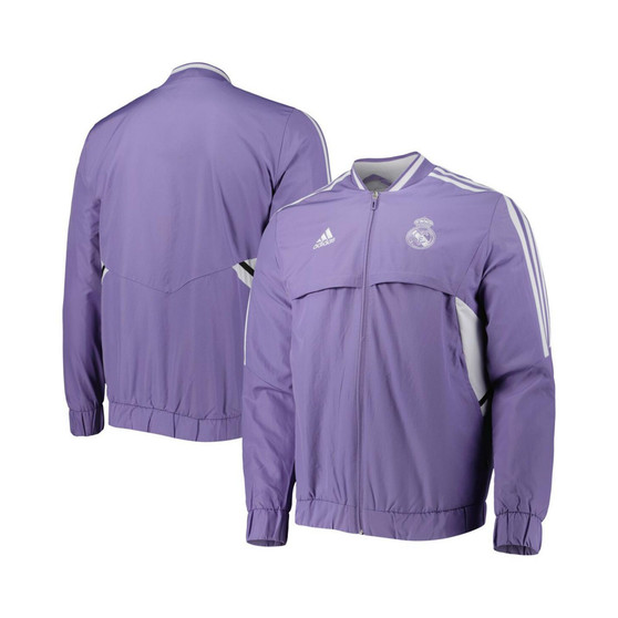 Men's Purple Real Madrid AEROREADY Anthem Full-Zip Jacket