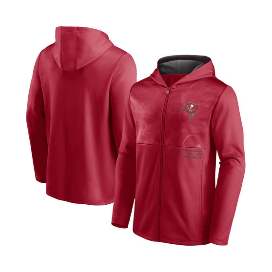 Men's Red Tampa Bay Buccaneers Defender Full-Zip Hoodie Jacket