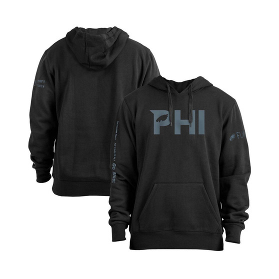 Men's Black Philadelphia Eagles Fly Collection Pullover Hoodie