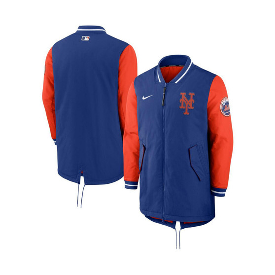 Men's Royal New York Mets Dugout Performance Full-Zip Jacket