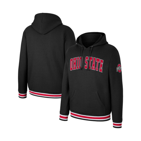 Men's Black Ohio State Buckeyes Varsity Arch Pullover Hoodie