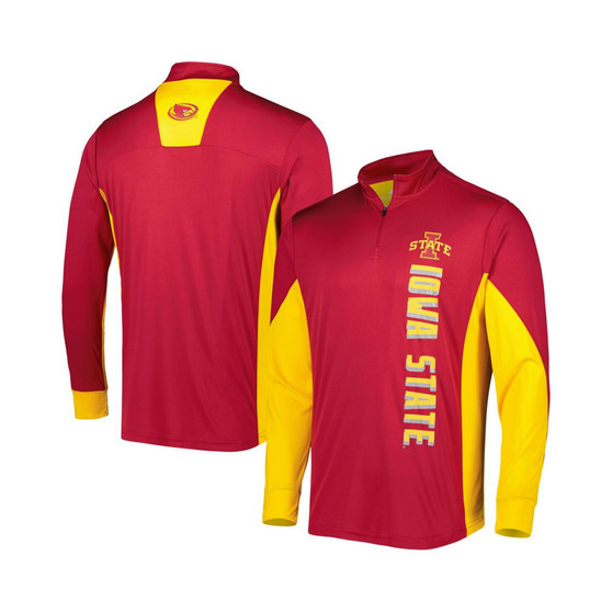 Men's Cardinal Iowa State Cyclones Bart Quarter-Zip Windshirt