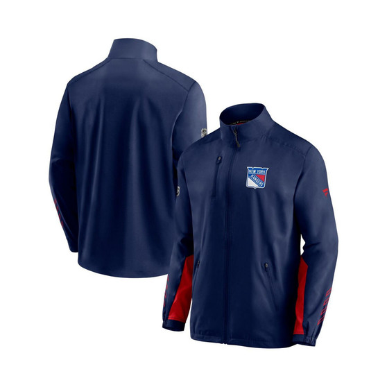 Men's Branded Navy New York Rangers Authentic Pro Locker Room Rinkside Full-Zip Jacket