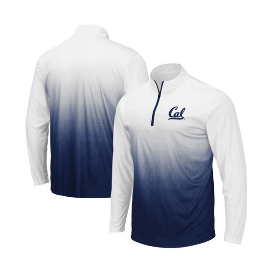 Men's Navy Cal Bears Magic Team Logo Quarter-Zip Jacket