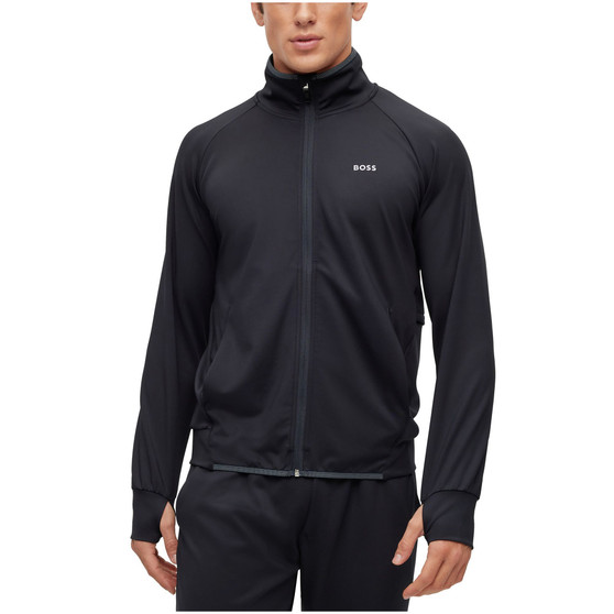 Men's Zip-Up Active-Stretch Fabric Sweatshirt
