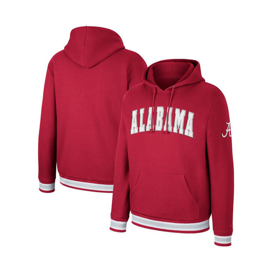 Men's Crimson Alabama Crimson Tide Varsity Arch Pullover Hoodie