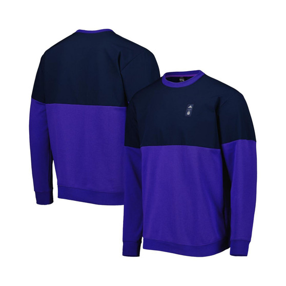 Men's Navy and Purple Argentina National Team Graphic Pullover Sweatshirt