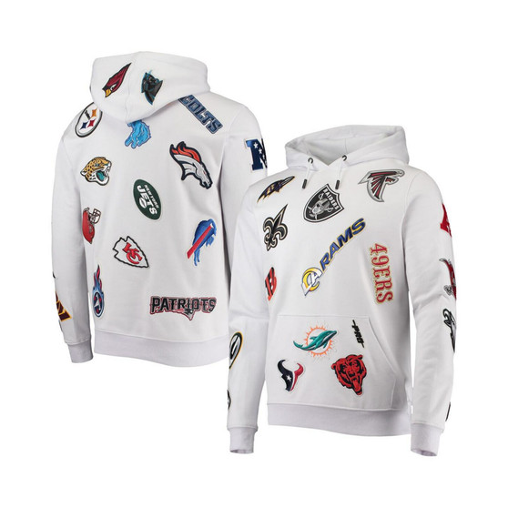Men's White Nfl Pro League Pullover Hoodie