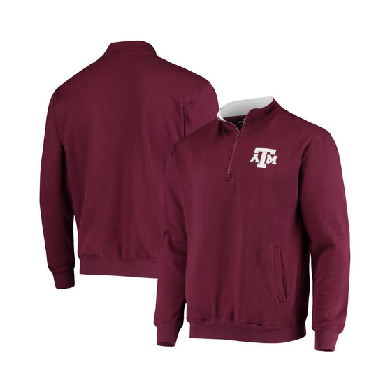 Men's Maroon Texas A M Aggies Tortugas Logo Quarter-Zip Jacket