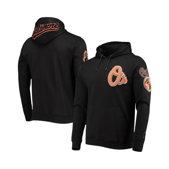 Men's Black Baltimore Orioles Team Logo Pullover Hoodie