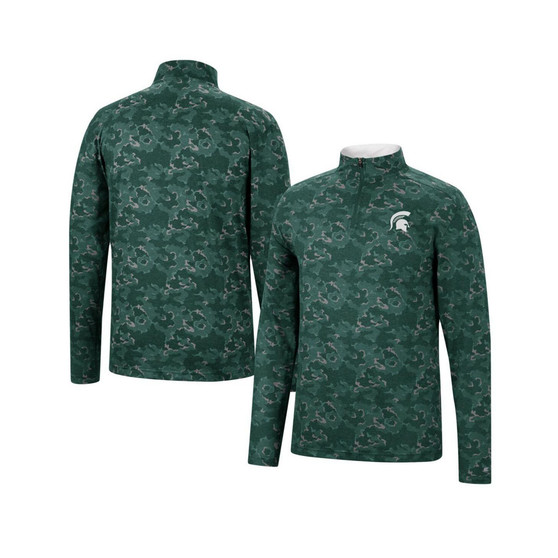 Men's Green Michigan State Spartans Tivo Quarter-Zip Jacket