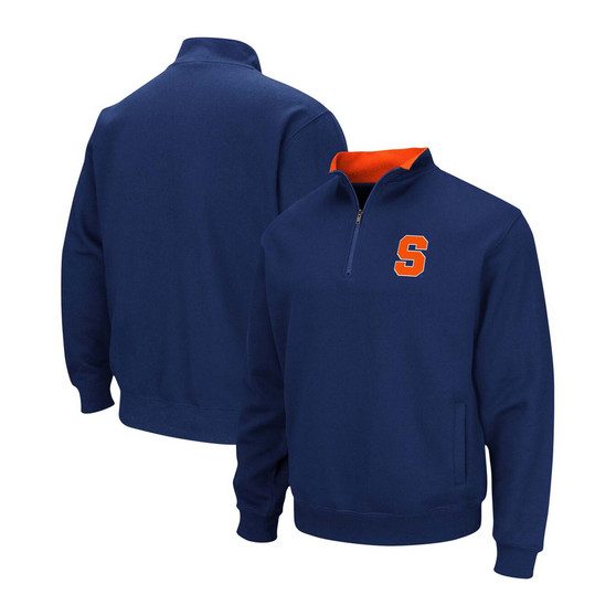 Men's Navy Syracuse Orange Tortugas Team Logo Quarter-Zip Jacket