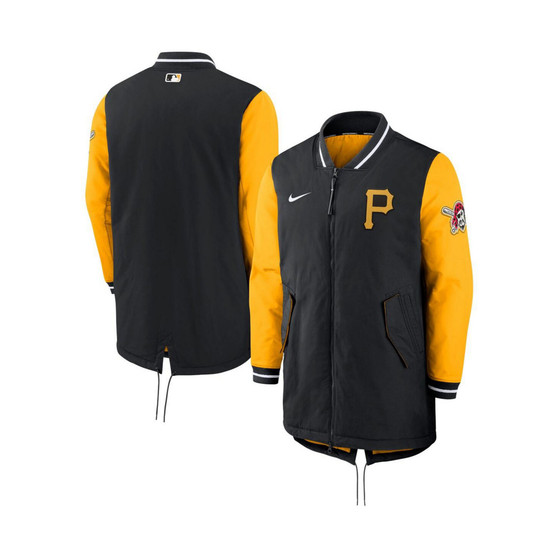Men's Black Pittsburgh Pirates Dugout Performance Full-Zip Jacket