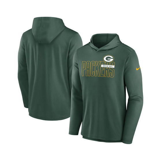 Men's Green Green Bay Packers Performance Team Pullover Hoodie