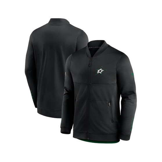 Men's Branded Black Dallas Stars Locker Room Full-Zip Jacket