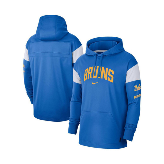 Men's Blue UCLA Bruins Jersey Performance Pullover Hoodie