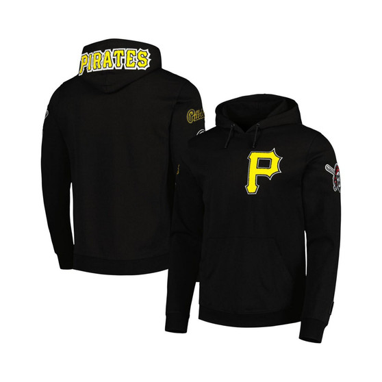 Men's Black Pittsburgh Pirates Team Logo Pullover Hoodie