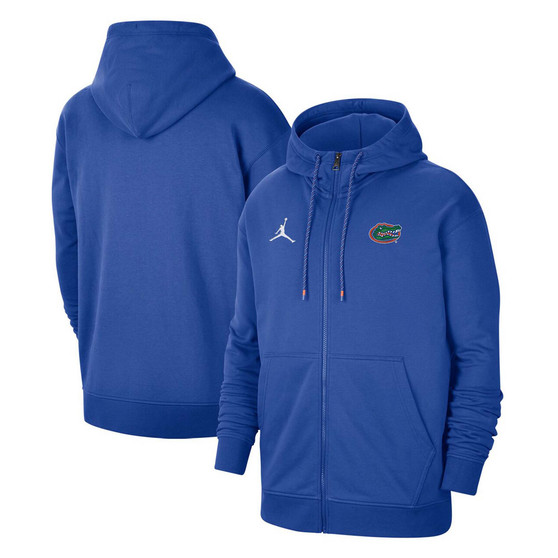 Men's Royal Florida Gators Travel Fleece Full-Zip Hoodie