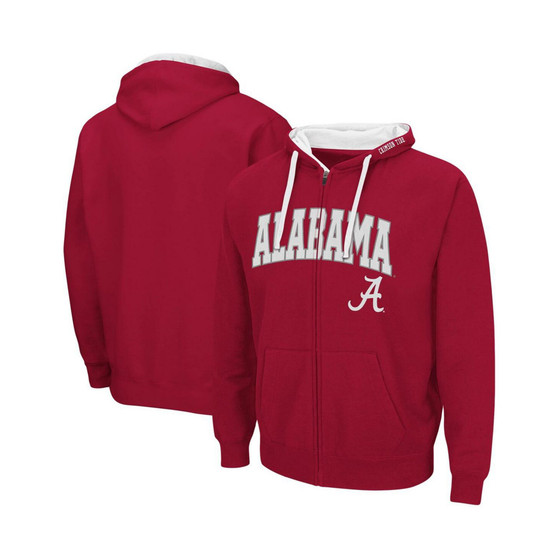Men's Crimson Alabama Crimson Tide Big and Tall Full-Zip Hoodie