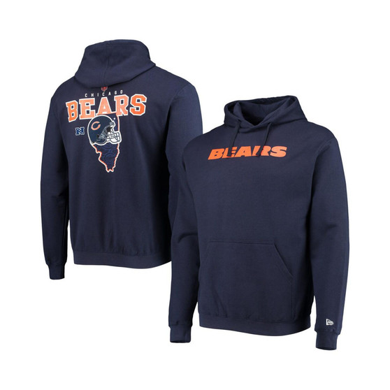 Men's Navy Chicago Bears Local Pack Pullover Hoodie