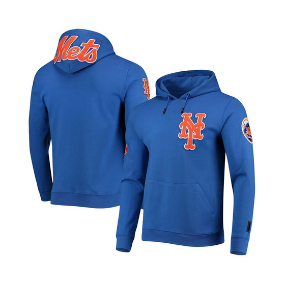 Men's Royal New York Mets Team Logo Pullover Hoodie