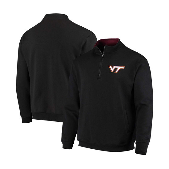 Men's Black Virginia Tech Hokies Tortugas Logo Quarter-Zip Jacket
