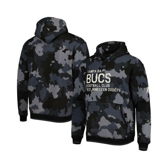 Men's Black Tampa Bay Buccaneers Camo Pullover Hoodie