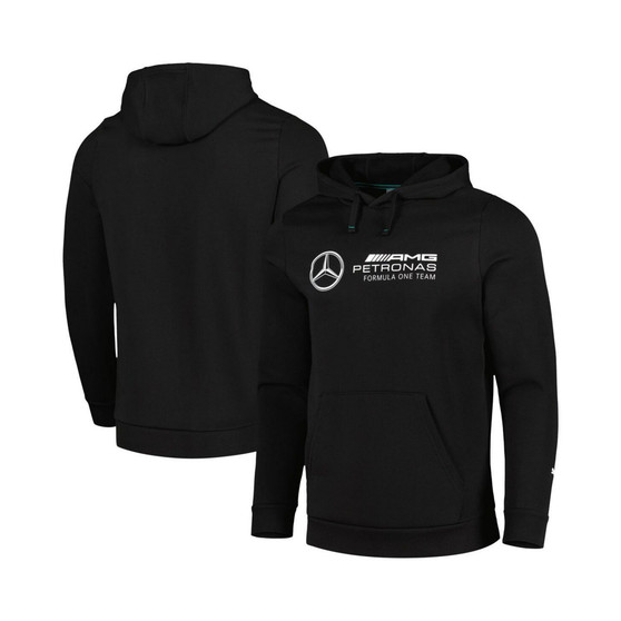 Men's Black Mercedes-AMG Petronas F1 Team 2023 Fleece Pullover Hoodie