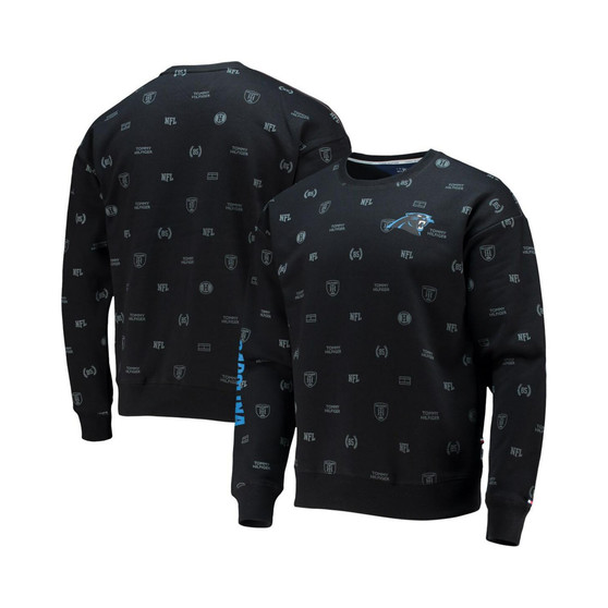 Men's Black Carolina Panthers Reid Graphic Pullover Sweatshirt