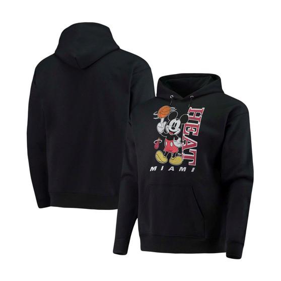 Men's Black Miami Heat Mickey Baller Pullover Hoodie